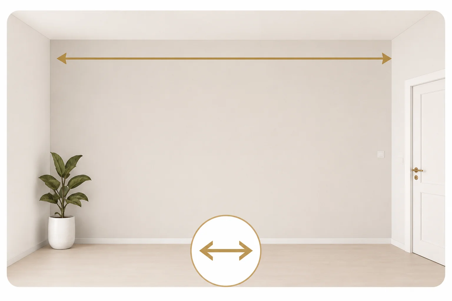 How to Measure Wall Width for Custom Wallpaper | Vestawall