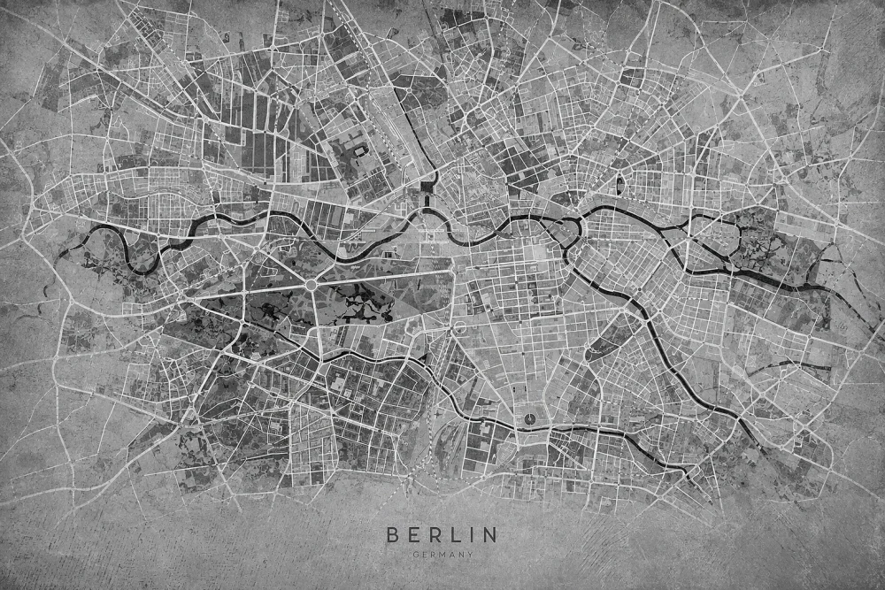 Berlin Şehir Haritası Duvar Kağıdı