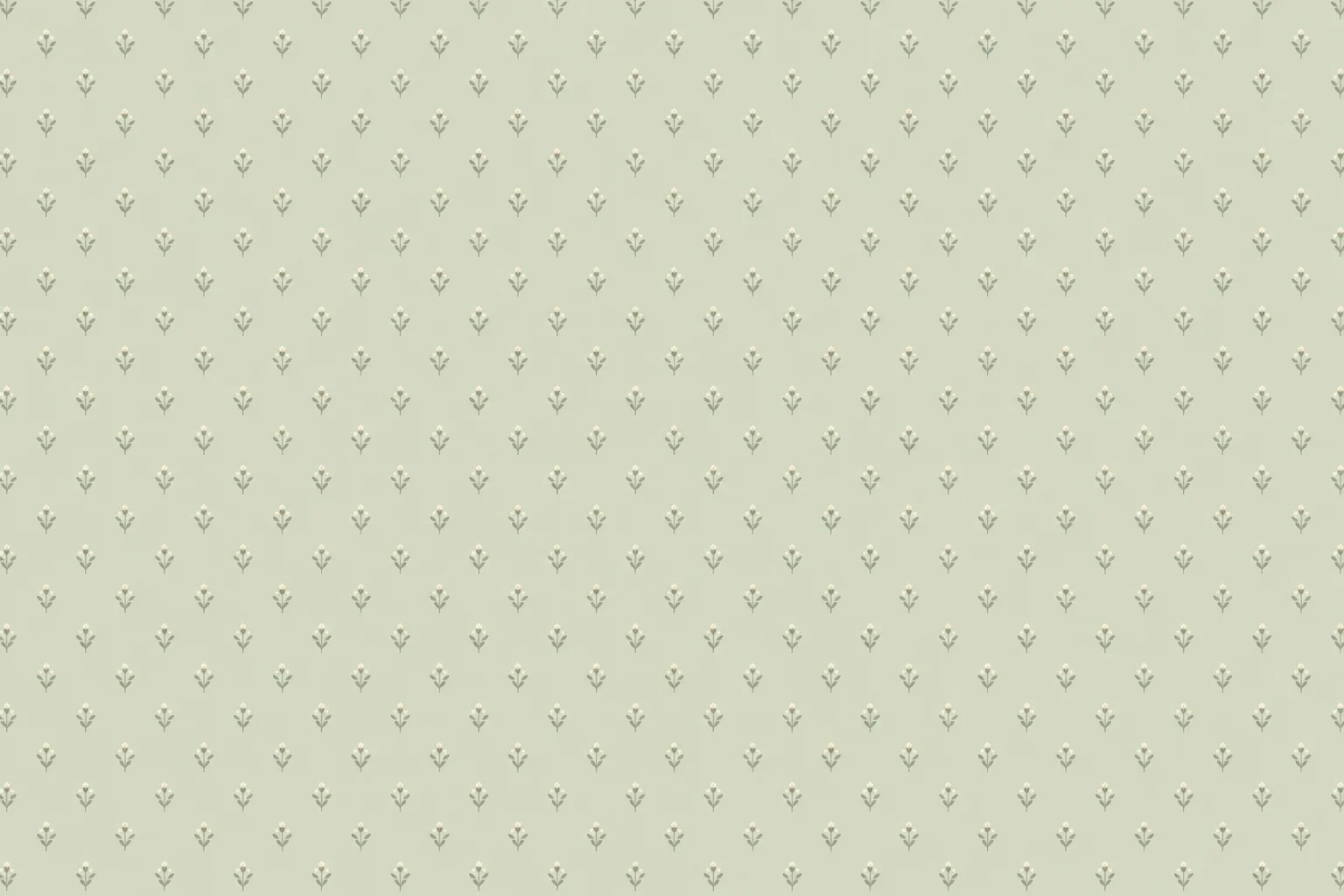 Ordered Tiny Flowers Wall Mural