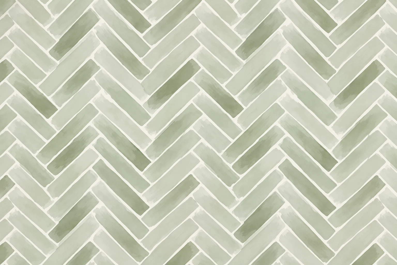 Papier peint chevrons aquarelle