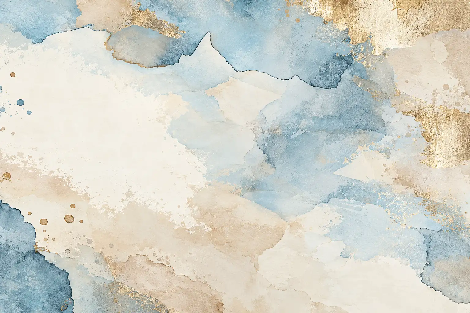 Mancha Aquarelada em Camadas