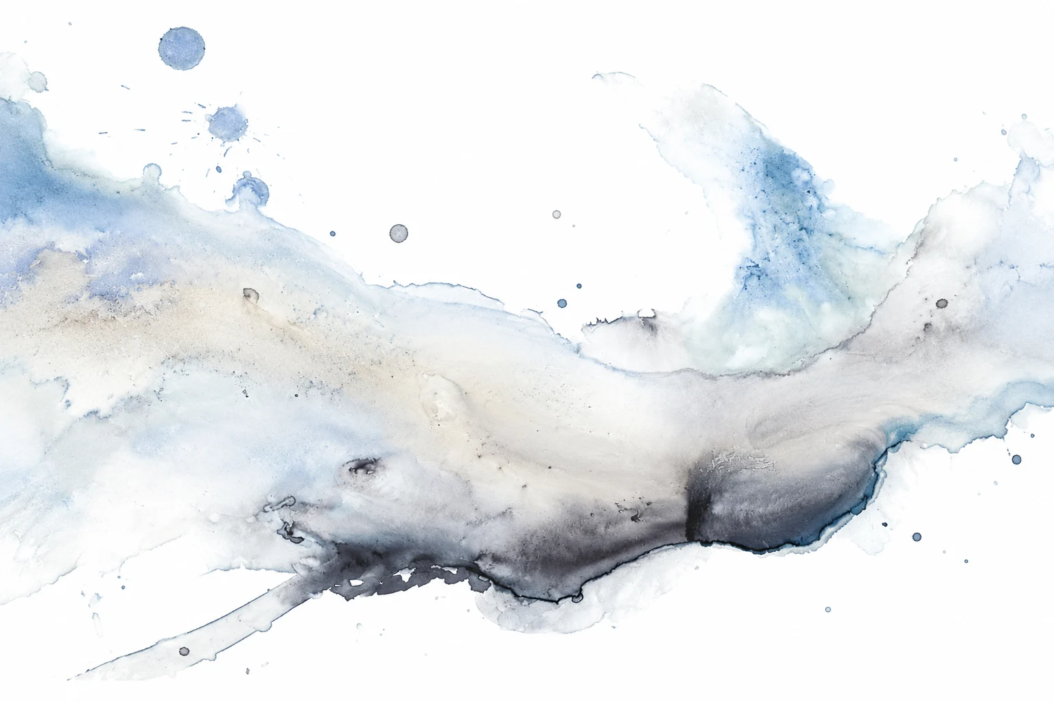 Spritzende Aquarell-Flow Tapete