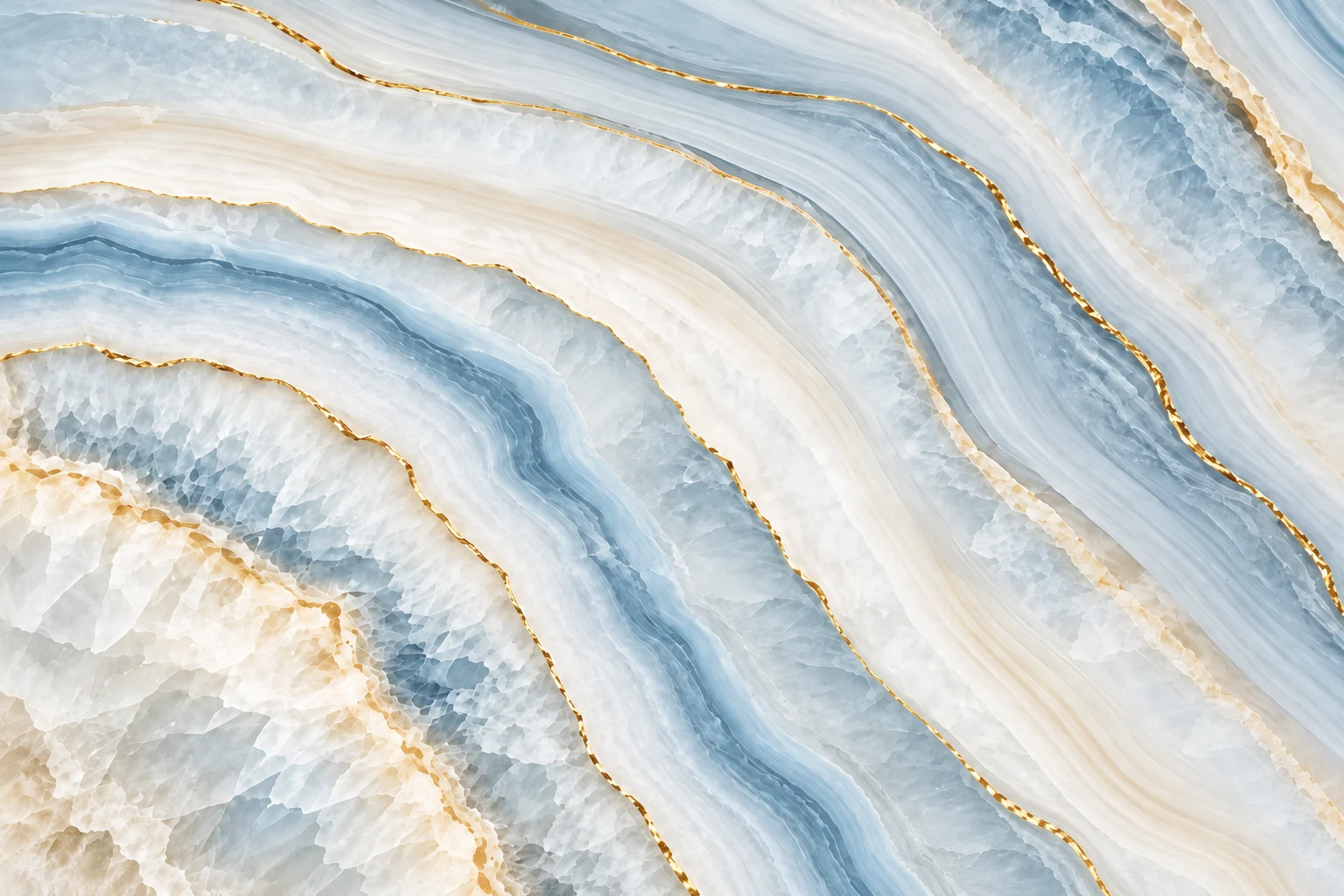 Agate veiné d’or