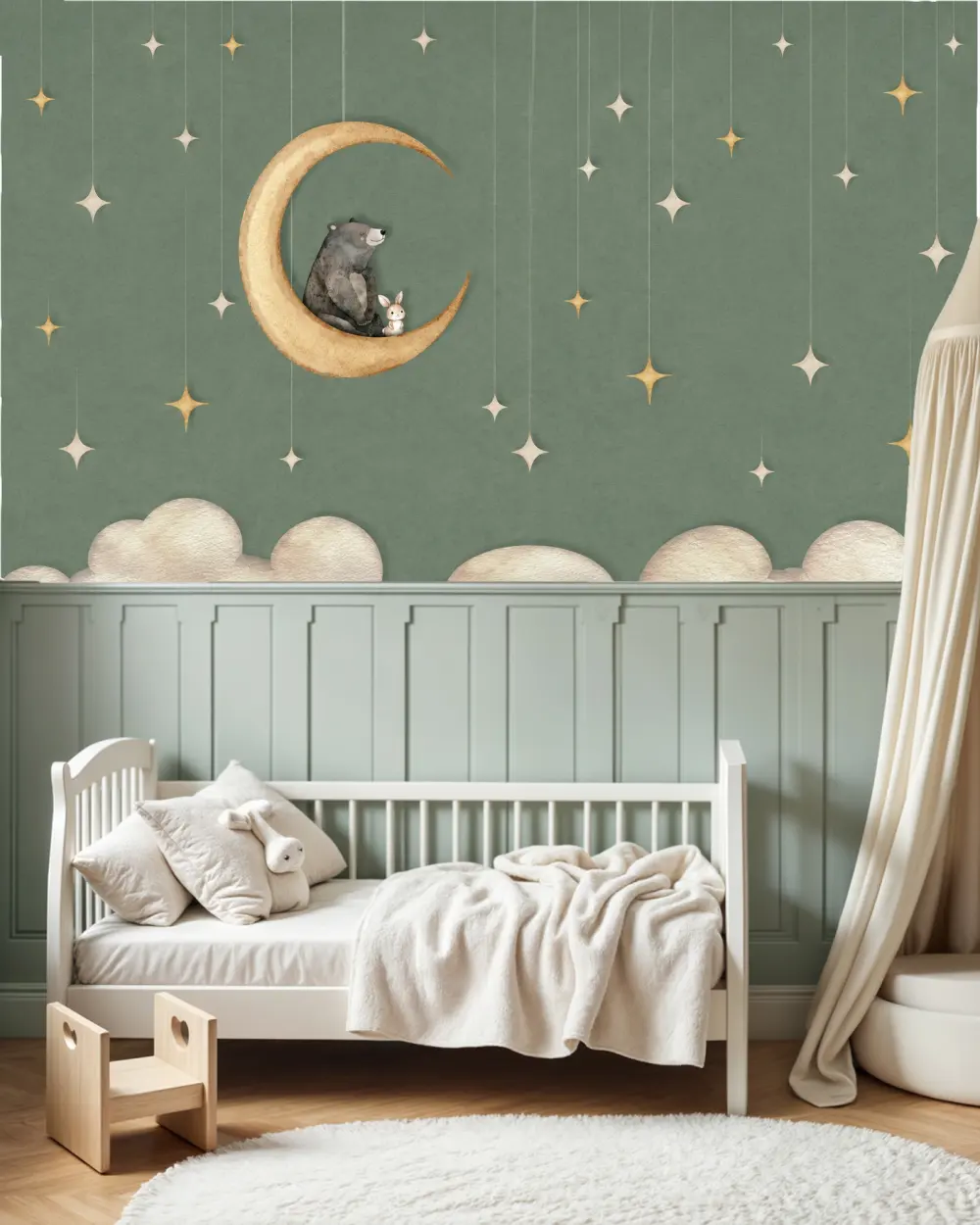 Ay Masalı Duvar Kağıdı room wallpaper mockup
